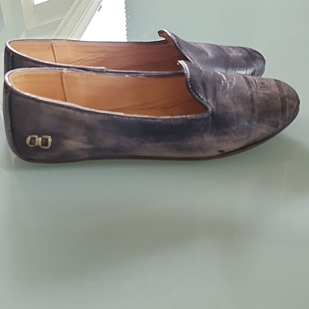 Bed Stu Hawkins Balletcore Cabincore Boho Hippie Leather Loafers Size 6.5‎